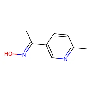 N-[1-(6-methylpyridin-3-yl)ethylidene]hydroxylamine structure
