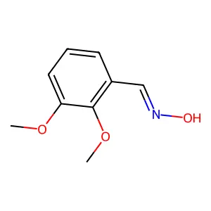 Benzaldehyde, 2,3-dimethoxy-, oxime structure