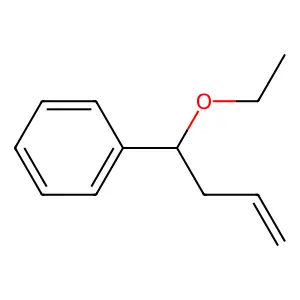 Benzene, (1-ethoxy-3-butenyl)- structure