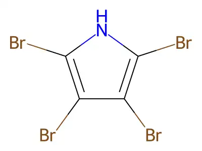 Tetrabromopyrrole structure