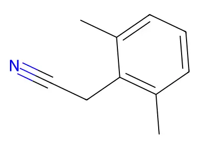 2,6-Dimethylphenylacetonitrile structure