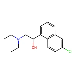 1-(6-Chloronaphthalen-1-yl)-2-(diethylamino)ethanol structure