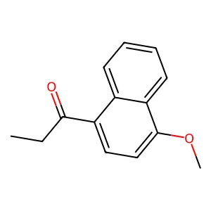 2-[2-(4-Biphenylyl)-1-methyl-2-oxoethyl]isoquinolinium bromide structure