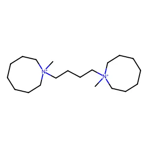 1-Methyl-1-(4-(1-methyl-15-azocan-1-yl)butyl)-15-azocane structure