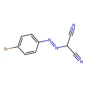 ((对溴苯基)偶氮)丙二腈 structure