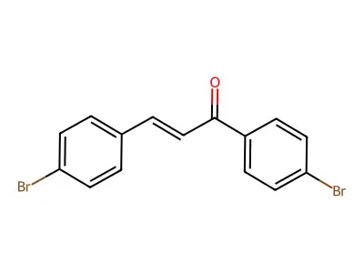 4,4'-Dibromobenzalacetophenone structure