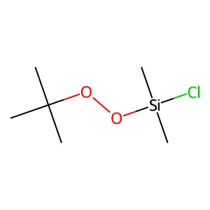 Silane, chloro[(1,1-dimethylethyl)dioxy]dimethyl- structure