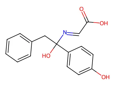 (4-Hydroxyphenyl)(2-phenylacetamido)acetic acid structure