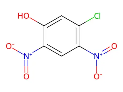 3-Chloro-4,6-dinitrophenol structure