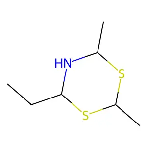 4-Ethyldihydro-2,6-dimethyl-4H-1,3,5-dithiazine structure