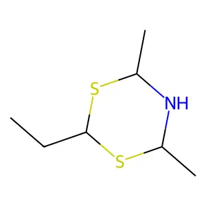 2-Ethyl-4,6-dimethyldihydro-1,3,5-dithiazine structure