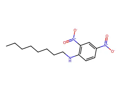 2,4-dinitro-N-octylaniline structure