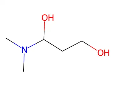 1-(Dimethylamino)propane-1,3-diol structure