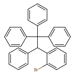 1-Bromo-2-(1,2,2,2-tetraphenylethyl)benzene structure