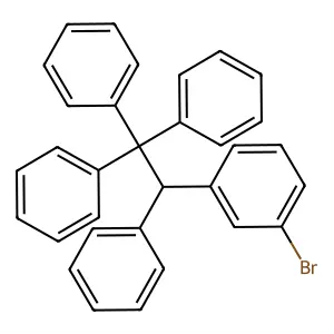 1-Bromo-3-(1,2,2,2-tetraphenylethyl)benzene structure