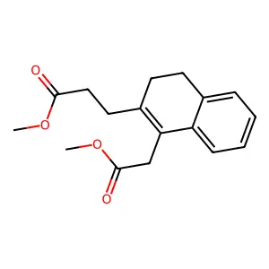 4-Nitrobenzaldehyde (5,6-diphenyl-1,2,4-triazin-3-yl)hydrazone structure