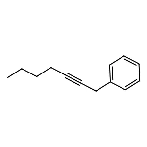 Benzene, 2-heptynyl- structure