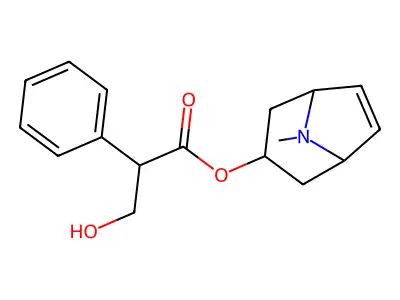 (8-Methyl-8-azabicyclo[3.2.1]oct-6-en-3-yl) 3-hydroxy-2-phenylpropanoate structure