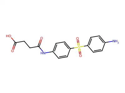 Succisulfone 2,2'-iminodiethanol salt structure