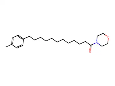 12-(4-Methylphenyl)-1-(morpholin-4-yl)dodecan-1-one structure