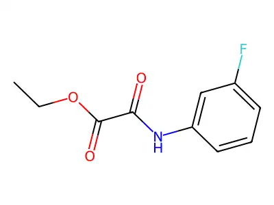 Ethyl 2-((3-fluorophenyl)amino)-2-oxoacetate structure