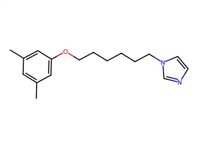 1-[6-(3,5-Dimethylphenoxy)hexyl]imidazole structure