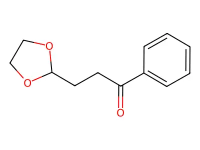 3-(1,3-Dioxolan-2-yl)-1-phenylpropan-1-one structure