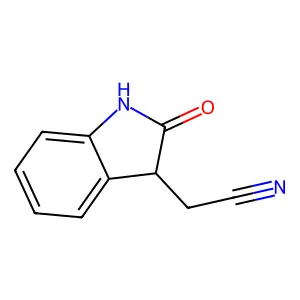 1H-Indole-3-acetonitrile, 2,3-dihydro-2-oxo- structure