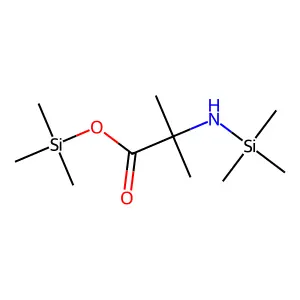 Alanine, 2-methyl-N-(trimethylsilyl)-, trimethylsilyl ester structure