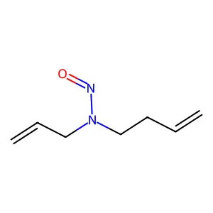 gamma-Butenyl-(beta-propenyl)nitrosamine structure
