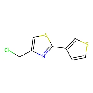 4-(Chloromethyl)-2-(thiophen-3-yl)-1,3-thiazole structure