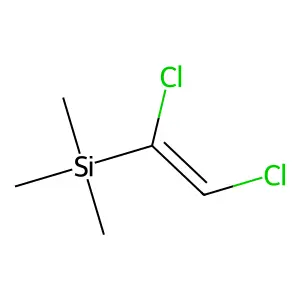 Silane, (1,2-dichloroethenyl)trimethyl- structure