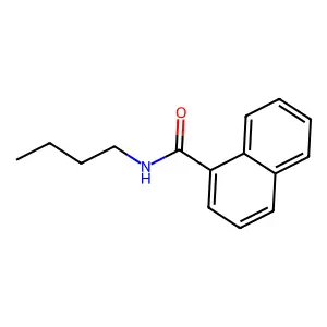 N-butylnaphthalene-1-carboxamide structure