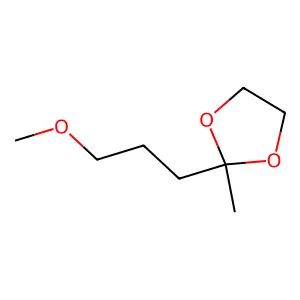 1,3-Dioxolane, 2-(3-methoxypropyl)-2-methyl- structure
