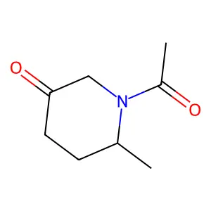 1-Acetyl-6-methyl-3-piperidinone structure