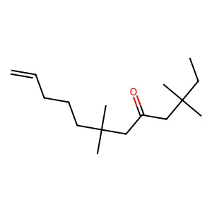 3,3,7,7-Tetramethyl-11-dodecen-5-one structure