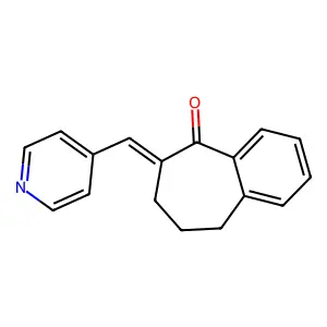 6-(pyridin-4-ylmethylidene)-8,9-dihydro-7H-benzo[7]annulen-5-one structure