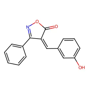 5(4H)-Isoxazolone, 4-[(3-hydroxyphenyl)methylene]-3-phenyl- structure