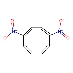 1,4-Dinitrocycloocta-1,3,5,7-tetraene structure