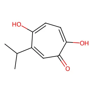 2,5-Dihydroxy-6-propan-2-ylcyclohepta-2,4,6-trien-1-one structure