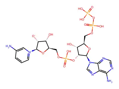 3-氨基吡啶腺嘌呤二核苷酸磷酸 structure