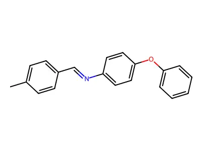 N-(4-Methylbenzylidene)-4-phenoxyaniline structure
