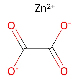草酸锌 structure