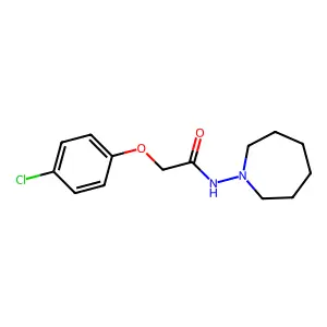 N-(氮杂环庚烷-1-基)-2-(4-氯苯氧基)乙酰胺 structure