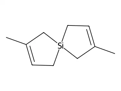 2,7-Dimethyl-5-silaspiro[4.4]nona-2,7-diene structure