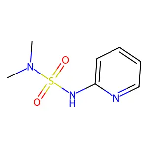 N,N-dimethyl-N'-(2-pyridinyl)sulfamide structure