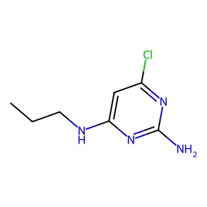 6-chloro-4-N-propylpyrimidine-2,4-diamine structure