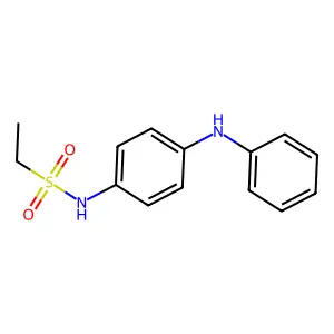 N-(4-anilinophenyl)ethanesulfonamide structure