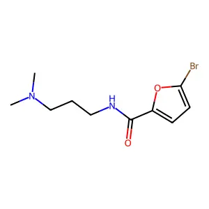 5-bromo-N-[3-(dimethylamino)propyl]furan-2-carboxamide structure