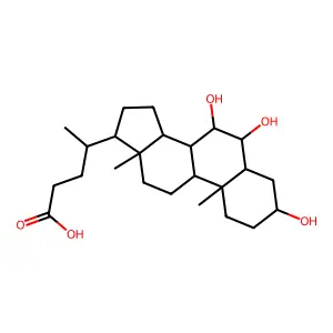 猪胆酸 structure